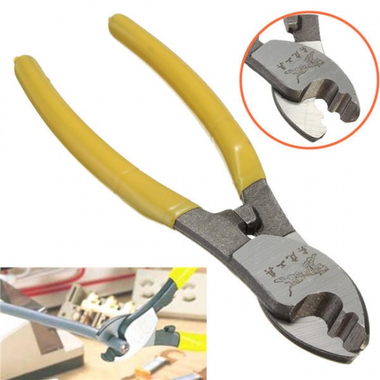 6Inch Cable Cutter Plastic Handle Electric Wire Stripper Cutting Plier Tool Kit