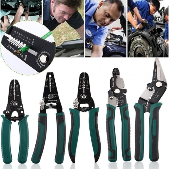 7 Inch Multifunctional Wire Stripper Plier Cable Crimper Cutter Decrustation Wire Pliers 7 Inch Multifunctional Wire Stripper Plier Cable Crimper Cutter Decrustation Wire Pliers