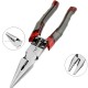 8inch Professional Tool Multifunction Wire Plier Stripper Crimper Cutter Needle Nose Nipper Jewelry Tool Diagonal