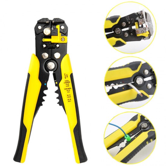 Automatic Wire Stripper Crimper Plier Hand Stripping Crimping Tool Cable Cutter