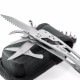 G202 24 in 1 EDC Multitools Survival Tool Kit Folding Hand Knife Portable Plier Clamp Wire Stripper Cutter For Outdoor Survival Camping