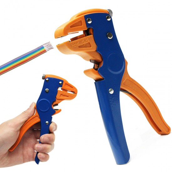 HS-700D 2 in 1 0.25~6mm² Automatic Cable Wire Stripper Cutter Pliers Crimper Crimping Tool
