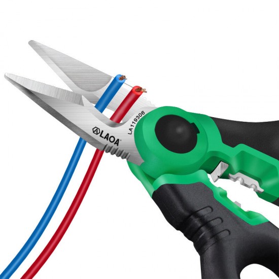 Electrician Scissors 6inch Wire Cutter Crimpper Stainless Wire stripper Cable Cutting Crimping Tool