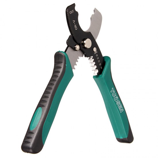 Multifunctional Wire Stripper Cable Cutting Scissor Stripping Pliers Cutter 1.6-4.0mm Hand Tools