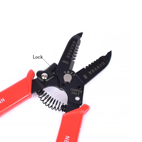 Mini Precise Cutter Stripper Cable Wire Stripper Clamp Wire Cutter Wire Loop Stripping Pliers Terminal Crimping Tool