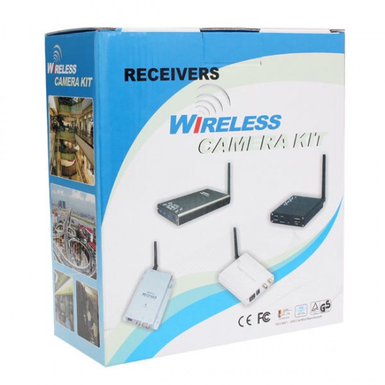 1.2G Wireless Color CMOS CCTV Security Surveillance Camera Kit