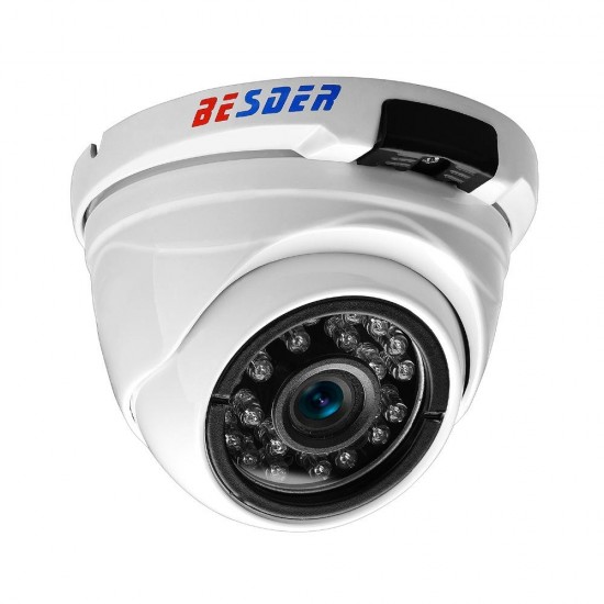 Wide Angle 2.8mm 720P 960P 1080P CCTV Dome Camera Indoor Outdoor Vandalproof ONVIF Infrared Metal Case IP camera