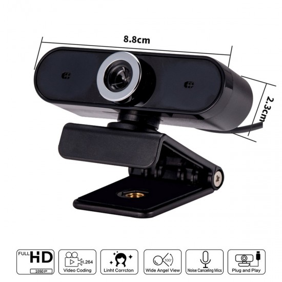 High Definition Online Class USB Camera Live Nroadcast Built-in Sound Camera