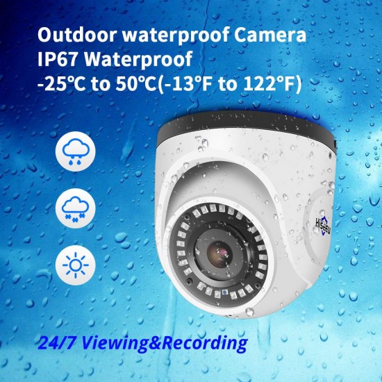 4K POE IP Camera Audio 8MP Metal Case Waterproof Network Dome Security CCTV Camera IR H.265 ONVIF