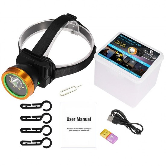 Mini 1080P HD LED Headlamp Camera Video Recorder IP66 Audio Night Vision Long Battery Life Mini 1080P HD LED Headlamp Camera Video Recorder IP66 Audio Night Vision Long Battery Life