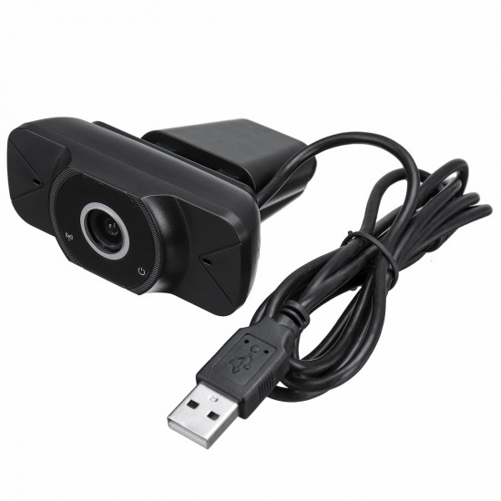 USB 2.0 Webcam Auto Focusing Web Camera Cam with Microphone For Laptop Desktop