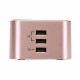 10W 3 USB Ports Wireless Charger Fast Charging Pad Phone Holder AC Adapter for Mobile Phone