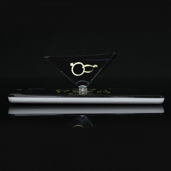 3D Holographic Projector Auxiliary Tool Pyramid DIY Creative Gifts For 3.5 to 6.0 Inches Smartphone 3D Holographic Projector Auxiliary Tool Pyramid DIY Creative Gifts For 3.5 to 6.0 Inches Smartphone