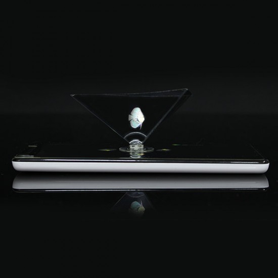 3D Holographic Projector Auxiliary Tool Pyramid DIY Creative Gifts For 3.5 to 6.0 Inches Smartphone 3D Holographic Projector Auxiliary Tool Pyramid DIY Creative Gifts For 3.5 to 6.0 Inches Smartphone