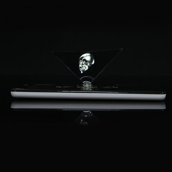 3D Holographic Projector Auxiliary Tool Pyramid DIY Creative Gifts For 3.5 to 6.0 Inches Smartphone 3D Holographic Projector Auxiliary Tool Pyramid DIY Creative Gifts For 3.5 to 6.0 Inches Smartphone