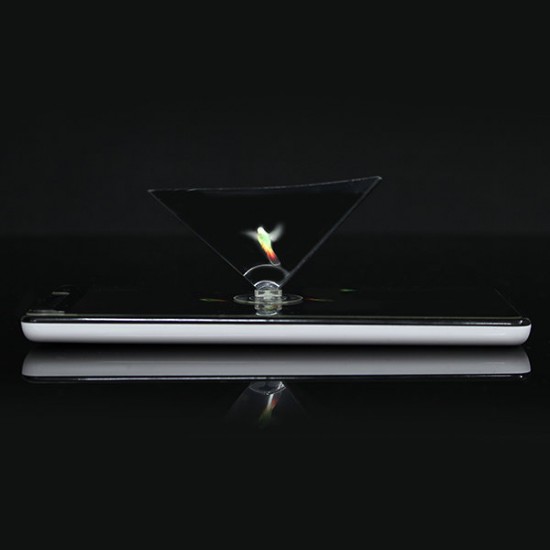 3D Holographic Projector Auxiliary Tool Pyramid DIY Creative Gifts For 3.5 to 6.0 Inches Smartphone 3D Holographic Projector Auxiliary Tool Pyramid DIY Creative Gifts For 3.5 to 6.0 Inches Smartphone
