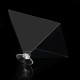 3D Holographic Projector Auxiliary Tool Pyramid DIY Creative Gifts For 3.5 to 6.0 Inches Smartphone 3D Holographic Projector Auxiliary Tool Pyramid DIY Creative Gifts For 3.5 to 6.0 Inches Smartphone