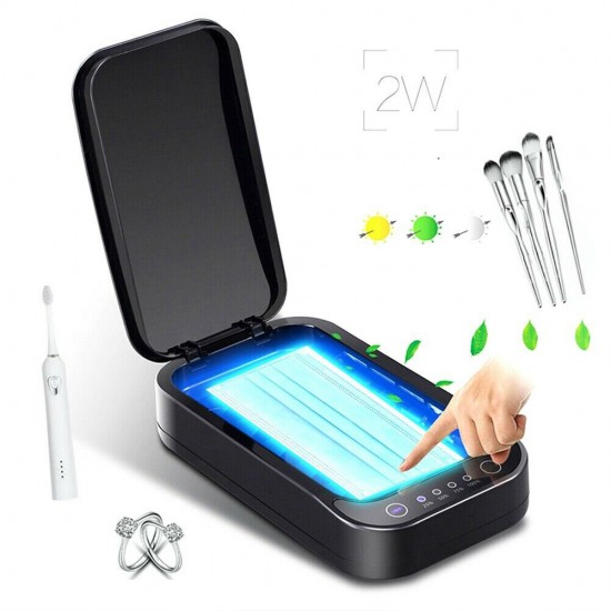 A01 Multifunction Double UV Phone Watch Disinfection Sterilizer Box Face Mask Jewelry Phones Cleaner with Aromatherapy A01 Multifunction Double UV Phone Watch Disinfection Sterilizer Box Face Mask Jewelry Phones Cleaner with Aromatherapy