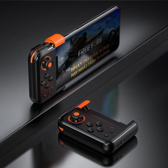 LED Programmable 3D Linear Rocker Adjustable bluetooth 4.0 Mobile Game One-Handed Gamepad for iPhone 11 Pro Max for Samsung S10+ Note8 HUAWEI