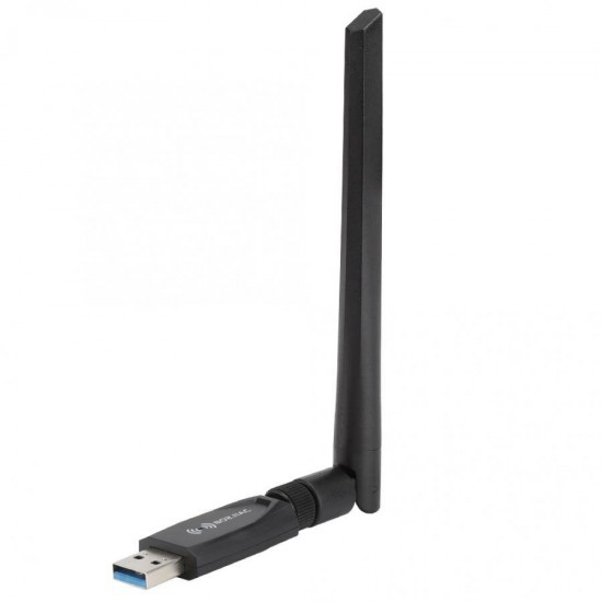 1200M Dual-band Driver-Free USB 3.0 Wireless 5.8G/2.4G AC Network Card WIFI Receiver for WindowsXP/Win7/Vista/Win8/Win10