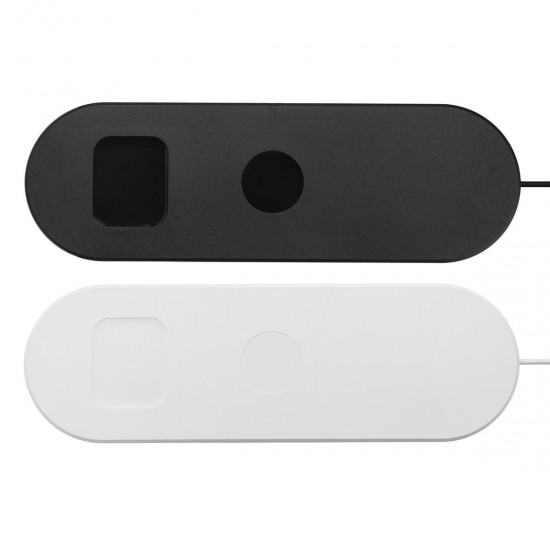 3 IN1 Wireless Charger Pad for For Apple Watch 4 3 2 1 for iPhone X XR Xs Max Fast Wireless Charger Pad 3 IN1 Wireless Charger Pad for For Apple Watch 4 3 2 1 for iPhone X XR Xs Max Fast Wireless Charger Pad