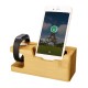 3 USB Port Bamboo Wood Charging Dock Station Phone Holder for 38mm and 42mm Smartphone 3 USB Port Bamboo Wood Charging Dock Station Phone Holder for 38mm and 42mm Smartphone