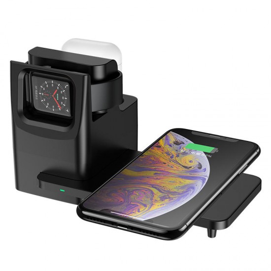 3 in 1 Wireless Charger Multifunctional Wireless Charger Combo for iPhone Watch for Airpod Charging Station 3 in 1 Wireless Charger Multifunctional Wireless Charger Combo for iPhone Watch for Airpod Charging Station