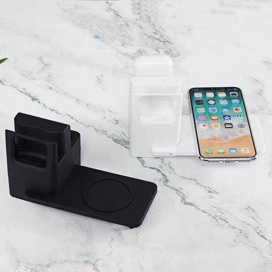 3 in 1 Wireless Charger Multifunctional Wireless Charger Combo for iPhone Watch for Airpod Charging Station 3 in 1 Wireless Charger Multifunctional Wireless Charger Combo for iPhone Watch for Airpod Charging Station