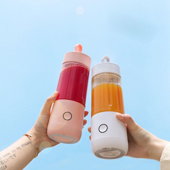 380ml Mini Portable USB Electric Fruit Juicer Rechargeable Blender Power Bank 380ml Mini Portable USB Electric Fruit Juicer Rechargeable Blender Power Bank