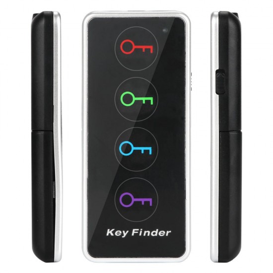 4 In 1 Mini Wireless Alarm Electronic Key Pet Finder Locator Remote Control Key Tracker GPRS Anti Lost Device With Flashlight