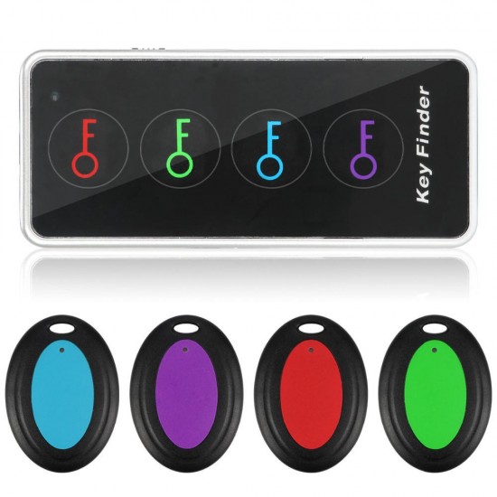 4 In 1 Mini Wireless Alarm Electronic Key Pet Finder Locator Remote Control Key Tracker GPRS Anti Lost Device With Flashlight