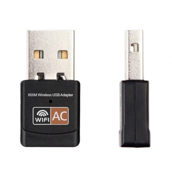AC600M Portable Mini 600Mbps 2.4G/5G Dual Band Connection Wireless USB Adapter WiFi Receiver Network Card for PC Laptop Desktop for Macbook Notebook AC600M Portable Mini 600Mbps 2.4G/5G Dual Band Connection Wireless USB Adapter WiFi Receiver Network Card for PC Laptop Desktop for Macbook Notebook