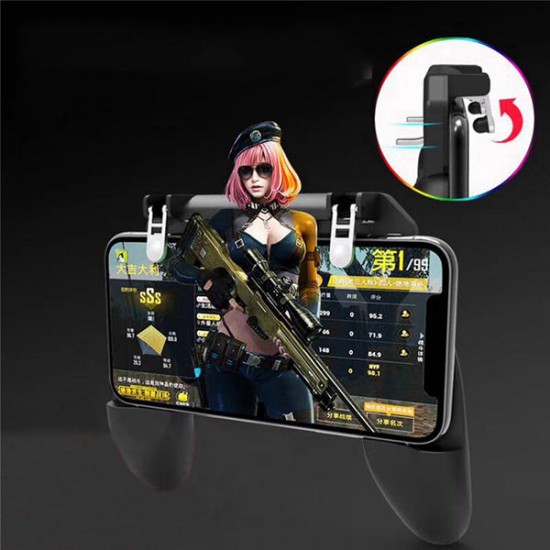 Foldable Gamepad Joystick Game Controller Trigger Mobile Phone Holder For Phone Game Foldable Gamepad Joystick Game Controller Trigger Mobile Phone Holder For Phone Game