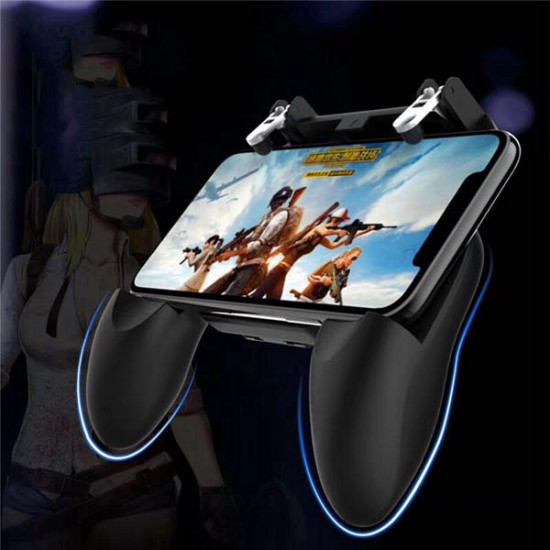 Foldable Gamepad Joystick Game Controller Trigger Mobile Phone Holder For Phone Game