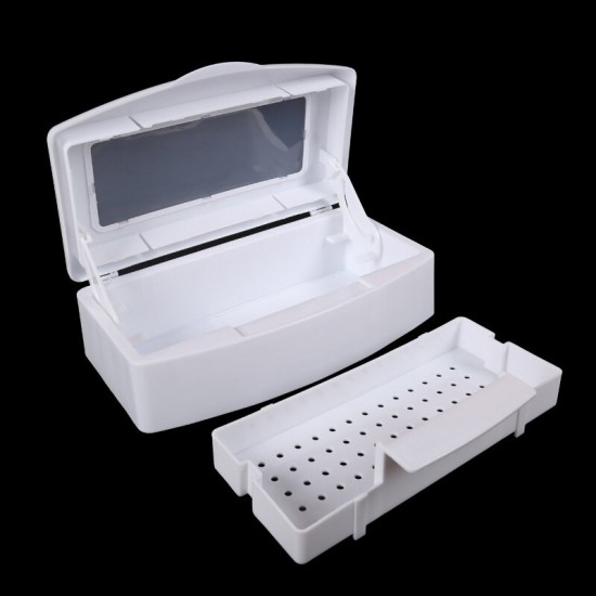 G08 Disinfection Storage Box Mobile Phone Watch Repair Tools Kit Manicure Nail Tools Cleaner Alcohol Disinfection with Self-draining Tray G08 Disinfection Storage Box Mobile Phone Watch Repair Tools Kit Manicure Nail Tools Cleaner Alcohol Disinfection with Self-draining Tray