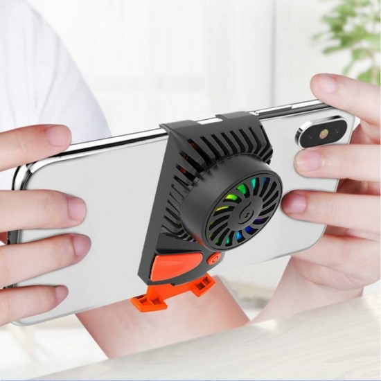 Gaming Gamepad Cooling Radiator Fan Rechargeable USB Semiconductor Cooler Controller For iPhone XS 11Pro Mi10 Gaming Gamepad Cooling Radiator Fan Rechargeable USB Semiconductor Cooler Controller For iPhone XS 11Pro Mi10