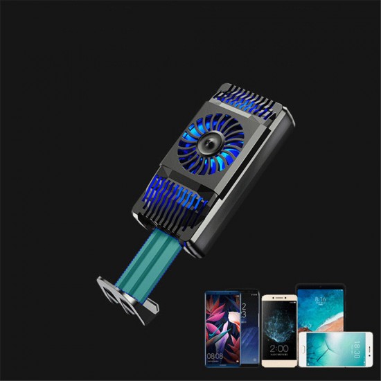 H15 Phone Radiator USB Summer Auxiliary Button USB Gaming Artifact For iPhone XS 11Pro Huawei P30 Pro P40 Mi10 5G