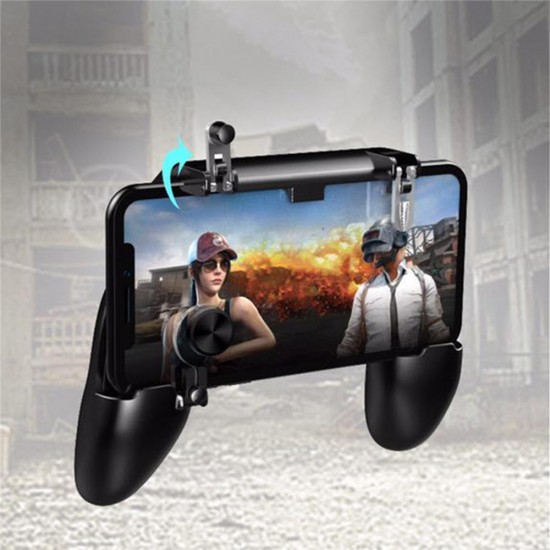 K21 W1+ PUGB Peace Elite Gaming Pad Fast Shooting Button Controller Gamepad For iPhone X XS Huawei P30 Mate 20Pro Xiaomi Mi8 Mi9 S10 S10+