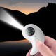 LED Light 130db Security Protect Alertersonal Emergency Anti-wolf Alarm Loud Compass Keychain