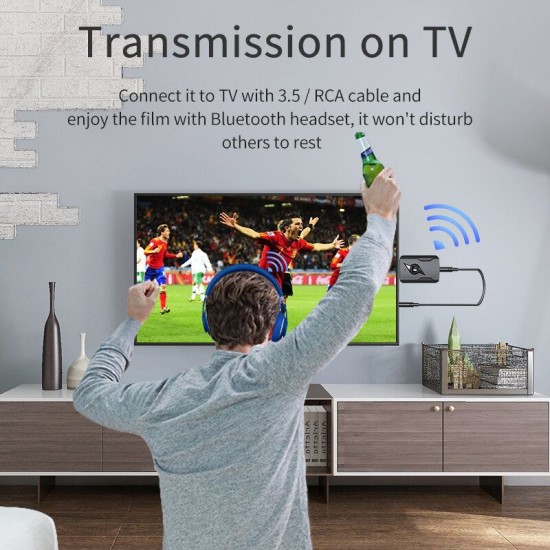 M136 bluetooth 5.0 Transmitter AUX Receiver USB Dual Output Computer Audio Adapter For TV Laptop Computer M136 bluetooth 5.0 Transmitter AUX Receiver USB Dual Output Computer Audio Adapter For TV Laptop Computer