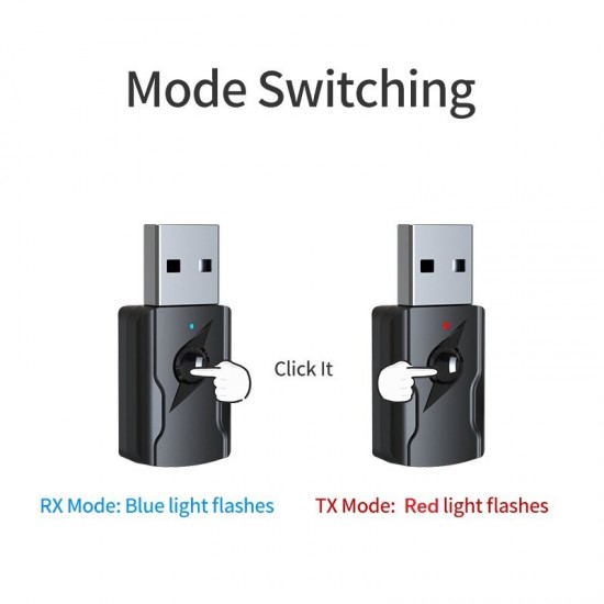 M136 bluetooth 5.0 Transmitter AUX Receiver USB Dual Output Computer Audio Adapter For TV Laptop Computer M136 bluetooth 5.0 Transmitter AUX Receiver USB Dual Output Computer Audio Adapter For TV Laptop Computer