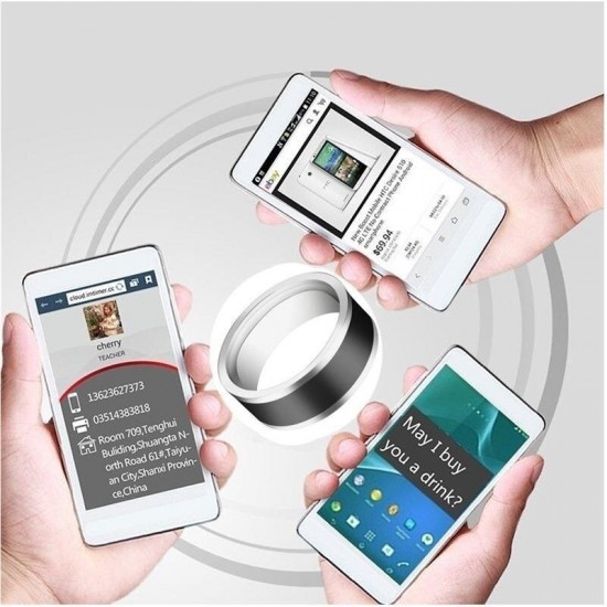 NFC Smart Sensor Ring Multi-function Couple Ring Smart Ring NFC Smart Sensor Ring Multi-function Couple Ring Smart Ring