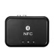 NFC-enabled bluetooth V4.1 Audio Transmitter Receiver 3.5mm Aux 2RCA Wireless Audio Adapter For Car TV PC Speaker
