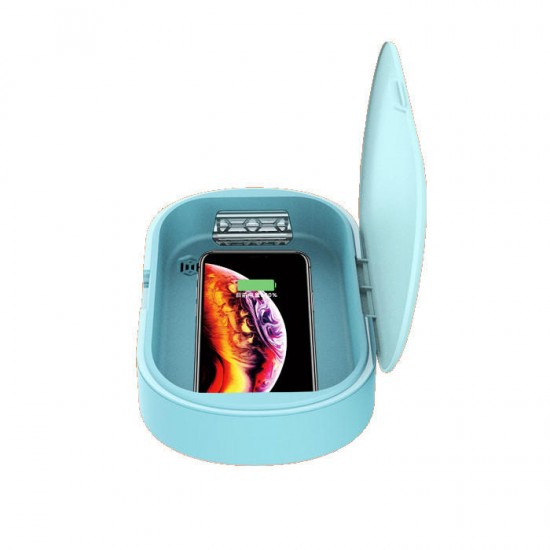 Qc3.0 UV Disinfection Box Portable Smart Wireless Charger Mobile Phone Mask Glasses Sterilizer Qc3.0 UV Disinfection Box Portable Smart Wireless Charger Mobile Phone Mask Glasses Sterilizer