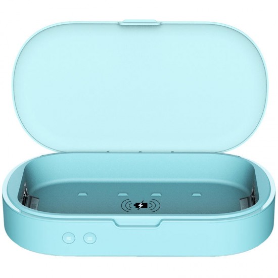 Qc3.0 UV Disinfection Box Portable Smart Wireless Charger Mobile Phone Mask Glasses Sterilizer Qc3.0 UV Disinfection Box Portable Smart Wireless Charger Mobile Phone Mask Glasses Sterilizer