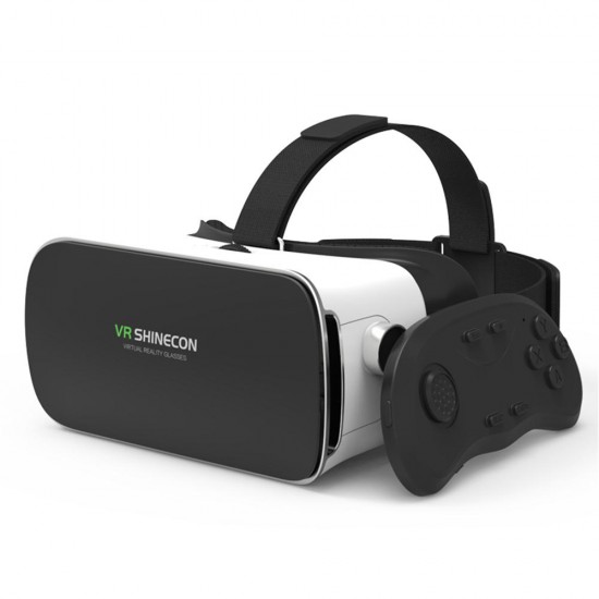VR Glasses Virtual Reality Helmet 3D Games Video Cinema with Wireless Joystick bluetooth Gamepad for 4.5-6inch Smart Phone VR Glasses Virtual Reality Helmet 3D Games Video Cinema with Wireless Joystick bluetooth Gamepad for 4.5-6inch Smart Phone