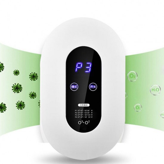 Smart Air Purifier Disinfection Formaldehyde Smoke Dust Remove Purification Household Office Ozone Generator