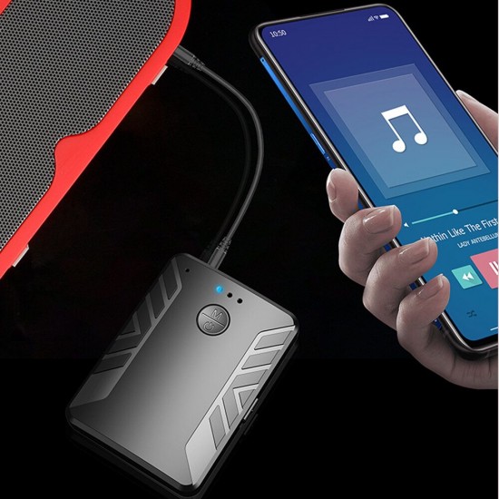 T19 2 in1 bluetooth 5.0 Transmitter Receiver Wireless Audio Adapter 3.5mm AUX Hands-free with Mic for TV Headphones Speaker T19 2 in1 bluetooth 5.0 Transmitter Receiver Wireless Audio Adapter 3.5mm AUX Hands-free with Mic for TV Headphones Speaker