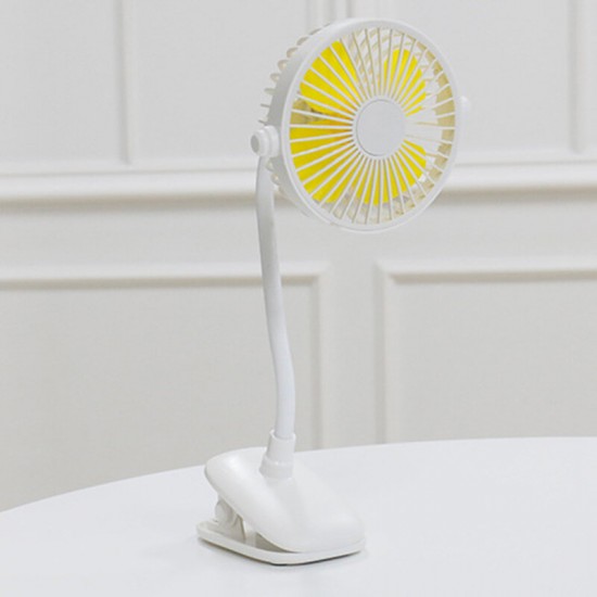 USB Night Light Clip Cooling Fan