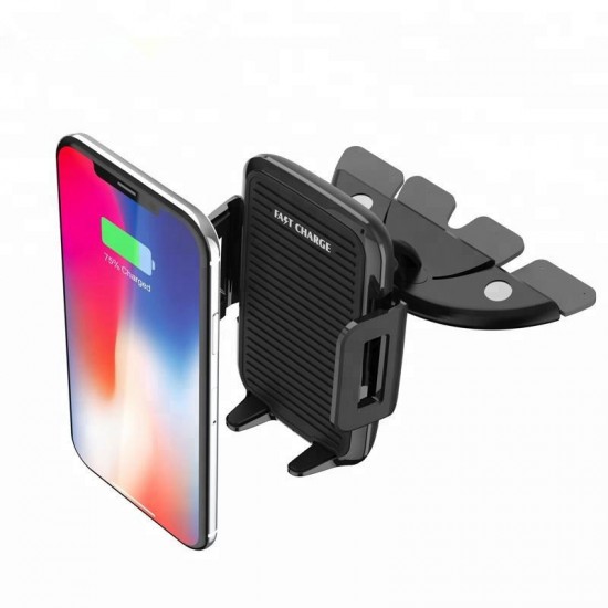 Universal 10W Fast Wireless Car Charger for Samsung S8 S9 Note 8 for iPhone 8